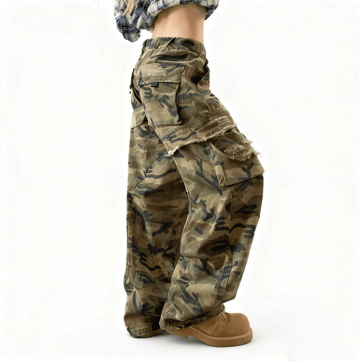 Camouflage Cargo Jeans