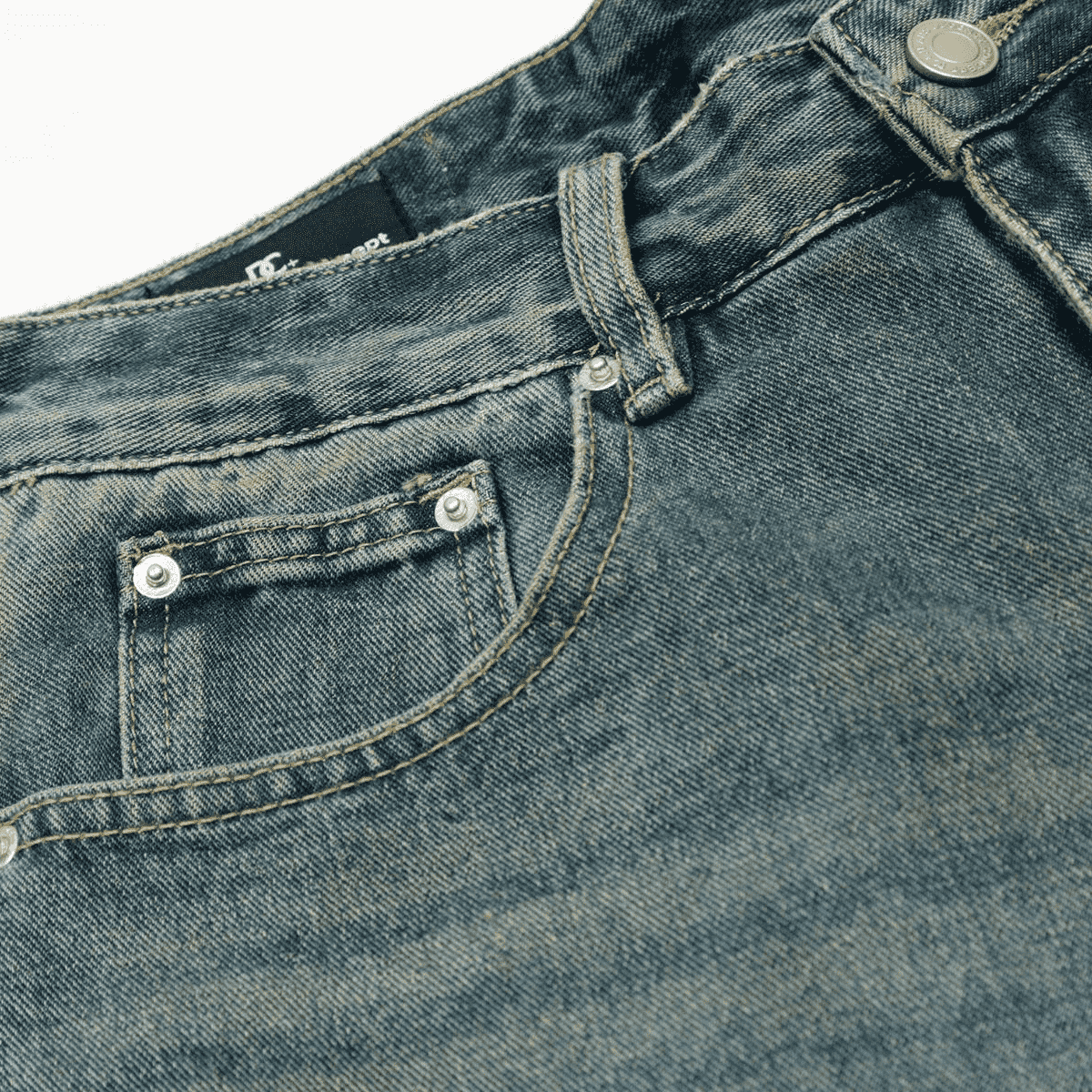 New Year Reset Camouflage Denim Shorts